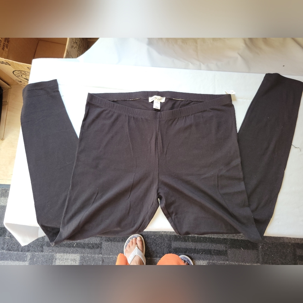 Women's Signature Black Joggers Size 2X 28 Inch Inseam